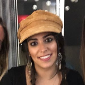 Understated Leather Suede Camel Cap